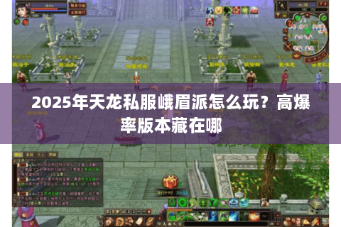 2025年天龙私服峨眉派怎么玩?高爆率版本藏在哪 2025年天龙私服峨眉派怎么玩?高爆率版本藏在哪