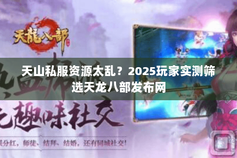 天山私服资源太乱?2025玩家实测筛选天龙八部发布网 天山私服资源太乱?2025玩家实测筛选天龙八部发布网