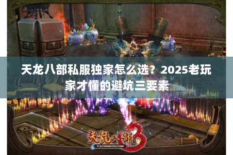 天龙八部私服独家怎么选？2025老玩家才懂的避坑三要素