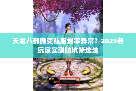 天龙八部微变私服爆率异常？2025老玩家实测防坑筛选法