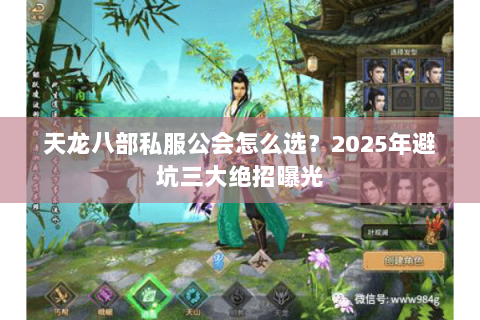 天龙八部私服公会怎么选?2025年避坑三大绝招曝光 天龙八部私服公会怎么选?2025年避坑三大绝招曝光