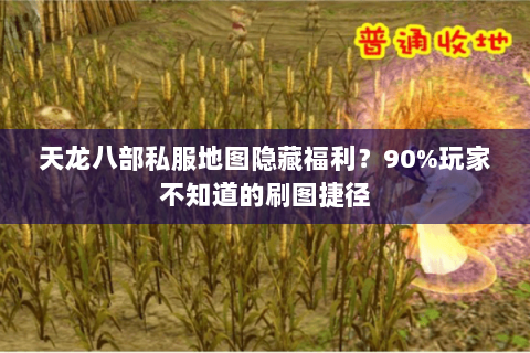 天龙八部私服地图隐藏福利?90%玩家不知道的刷图捷径 天龙八部私服地图隐藏福利?90%玩家不知道的刷图捷径