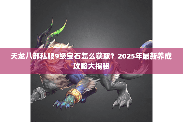 天龙八部私服9级宝石怎么获取？2025年最新养成攻略大揭秘
