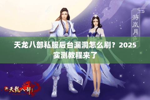 天龙八部私服后台漏洞怎么刷？2025实测教程来了