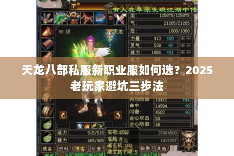 天龙八部私服新职业服如何选？2025老玩家避坑三步法