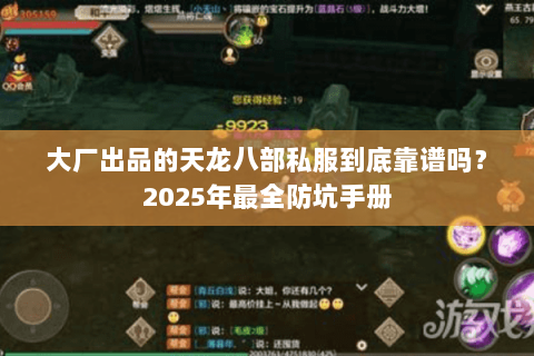 大厂出品的天龙八部私服到底靠谱吗？2025年最全防坑手册
