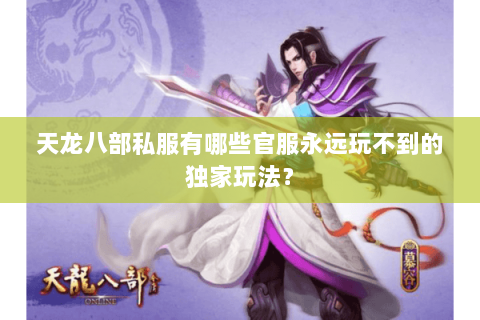 天龙八部私服有哪些官服永远玩不到的独家玩法? 天龙八部私服有哪些官服永远玩不到的独家玩法?