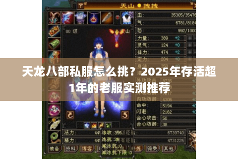 天龙八部私服怎么挑?2025年存活超1年的老服实测推荐 天龙八部私服怎么挑?2025年存活超1年的老服实测推荐