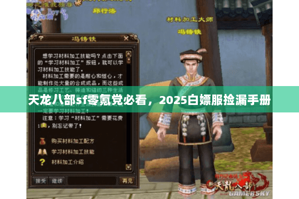 天龙八部sf零氪党必看,2025白嫖服捡漏手册 天龙八部sf零氪党必看,2025白嫖服捡漏手册
