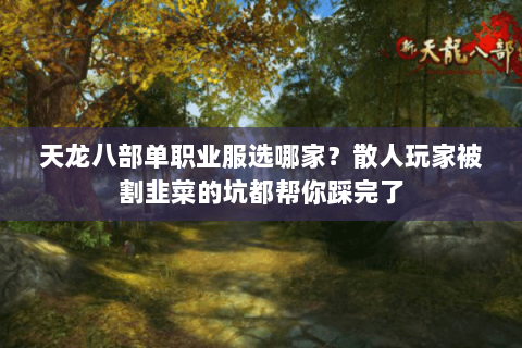 天龙八部单职业服选哪家?散人玩家被割韭菜的坑都帮你踩完了 天龙八部单职业服选哪家?散人玩家被割韭菜的坑都帮你踩完了