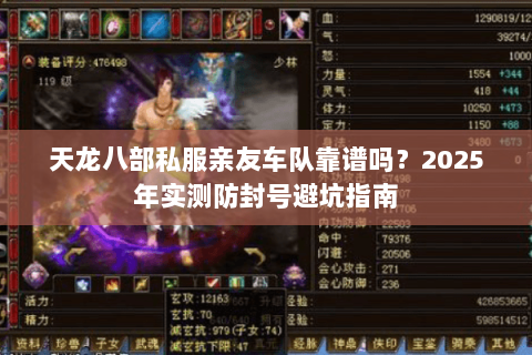 天龙八部私服亲友车队靠谱吗？2025年实测防封号避坑指南