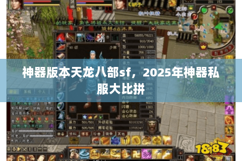 神器版本天龙八部sf，2025年神器私服大比拼