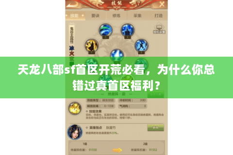 天龙八部sf首区开荒必看,为什么你总错过真首区福利? 天龙八部sf首区开荒必看,为什么你总错过真首区福利?
