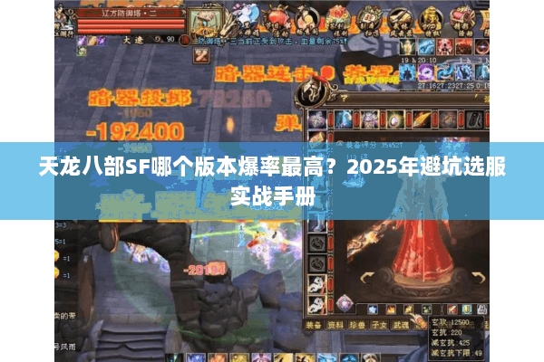 天龙八部SF哪个版本爆率最高?2025年避坑选服实战手册 天龙八部SF哪个版本爆率最高?2025年避坑选服实战手册