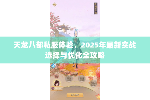 天龙八部私服体验，2025年最新实战选择与优化全攻略