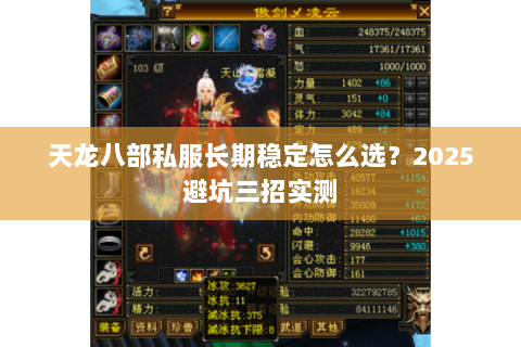 天龙八部私服长期稳定怎么选?2025避坑三招实测 天龙八部私服长期稳定怎么选?2025避坑三招实测