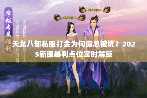 天龙八部私服打金为何你总被坑？2025新服暴利点位实时解锁