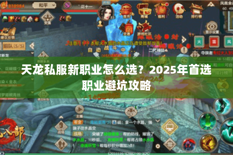 天龙私服新职业怎么选?2025年首选职业避坑攻略 天龙私服新职业怎么选?2025年首选职业避坑攻略