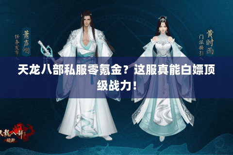 天龙八部私服零氪金?这服真能白嫖顶级战力! 天龙八部私服零氪金?这服真能白嫖顶级战力!