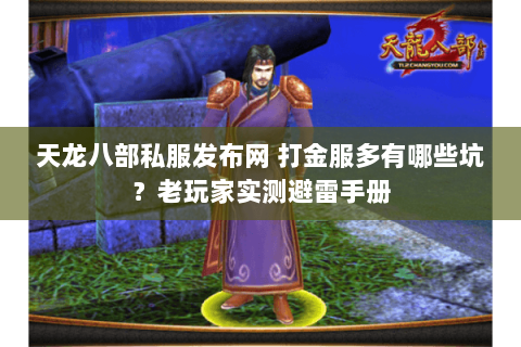 天龙八部私服发布网 打金服多有哪些坑？老玩家实测避雷手册