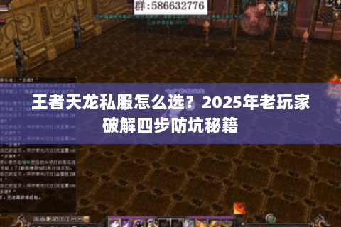 王者天龙私服怎么选?2025年老玩家破解四步防坑秘籍 王者天龙私服怎么选?2025年老玩家破解四步防坑秘籍