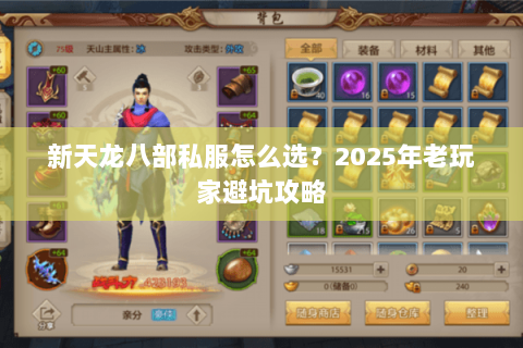 新天龙八部私服怎么选?2025年老玩家避坑攻略 新天龙八部私服怎么选?2025年老玩家避坑攻略