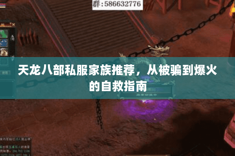 天龙八部私服家族推荐，从被骗到爆火的自救指南