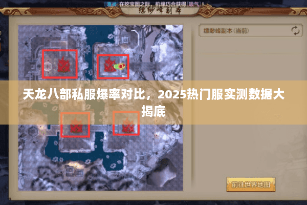 天龙八部私服爆率对比，2025热门服实测数据大揭底