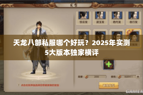 天龙八部私服哪个好玩？2025年实测5大版本独家横评