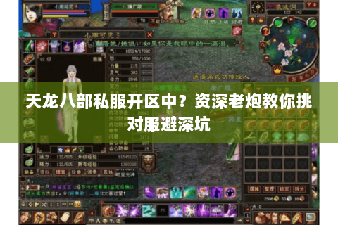 天龙八部私服开区中?资深老炮教你挑对服避深坑 天龙八部私服开区中?资深老炮教你挑对服避深坑