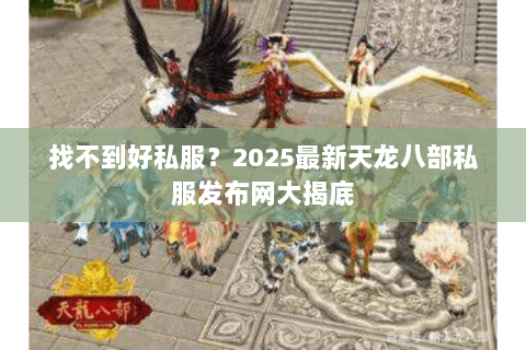找不到好私服？2025最新天龙八部私服发布网大揭底