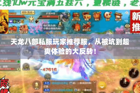 天龙八部私服玩家推荐服，从被坑到超爽体验的大反转！