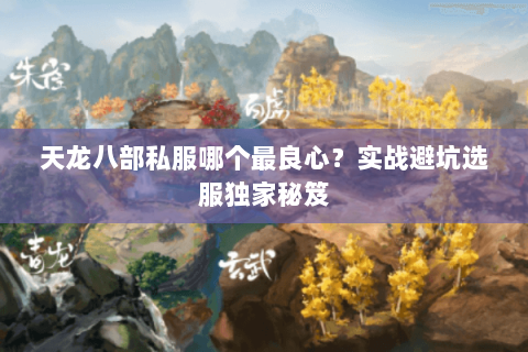 天龙八部私服哪个最良心?实战避坑选服独家秘笈 天龙八部私服哪个最良心?实战避坑选服独家秘笈