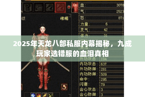2025年天龙八部私服内幕揭秘,九成玩家选错服的血泪真相 2025年天龙八部私服内幕揭秘,九成玩家选错服的血泪真相