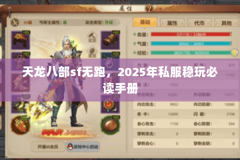 天龙八部sf无跑，2025年私服稳玩必读手册