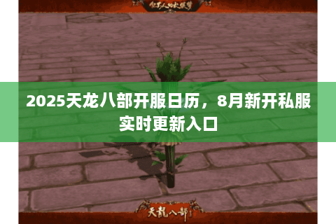 2025天龙八部开服日历，8月新开私服实时更新入口