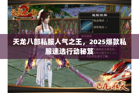 天龙八部私服人气之王,2025爆款私服速选行动秘笈 天龙八部私服人气之王,2025爆款私服速选行动秘笈