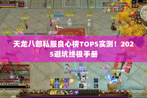 天龙八部私服良心榜TOP5实测!2025避坑终极手册 天龙八部私服良心榜TOP5实测!2025避坑终极手册