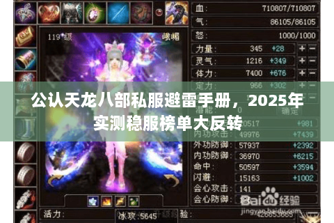 公认天龙八部私服避雷手册,2025年实测稳服榜单大反转 公认天龙八部私服避雷手册,2025年实测稳服榜单大反转