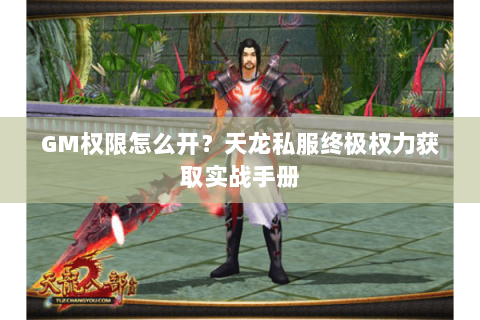 GM权限怎么开？天龙私服终极权力获取实战手册