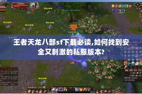 王者天龙八部sf下载必读,如何找到安全又刺激的私服版本?