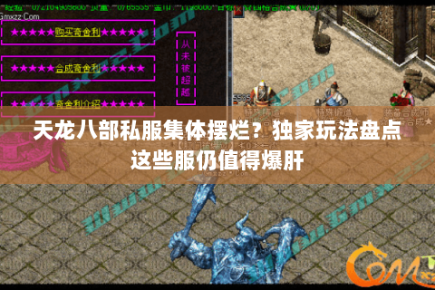 天龙八部私服集体摆烂?独家玩法盘点这些服仍值得爆肝 天龙八部私服集体摆烂?独家玩法盘点这些服仍值得爆肝
