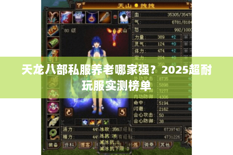 天龙八部私服养老哪家强?2025超耐玩服实测榜单 天龙八部私服养老哪家强?2025超耐玩服实测榜单