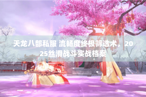 天龙八部私服 流畅度终极筛选术，2025丝滑战斗实战档案