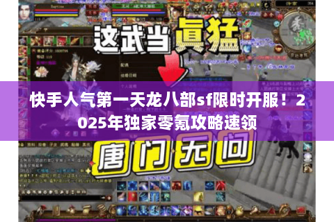 快手人气第一天龙八部sf限时开服！2025年独家零氪攻略速领