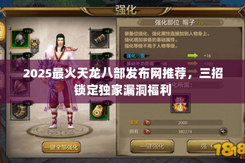 2025最火天龙八部发布网推荐，三招锁定独家漏洞福利