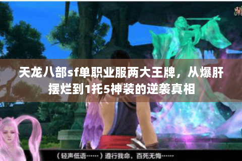 天龙八部sf单职业服两大王牌，从爆肝摆烂到1托5神装的逆袭真相