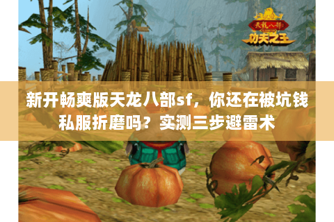 新开畅爽版天龙八部sf，你还在被坑钱私服折磨吗？实测三步避雷术