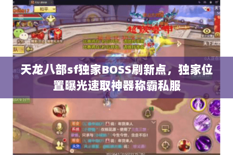天龙八部sf独家BOSS刷新点，独家位置曝光速取神器称霸私服
