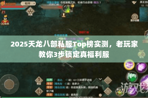 2025天龙八部私服Top榜实测,老玩家教你3步锁定真福利服 2025天龙八部私服Top榜实测,老玩家教你3步锁定真福利服